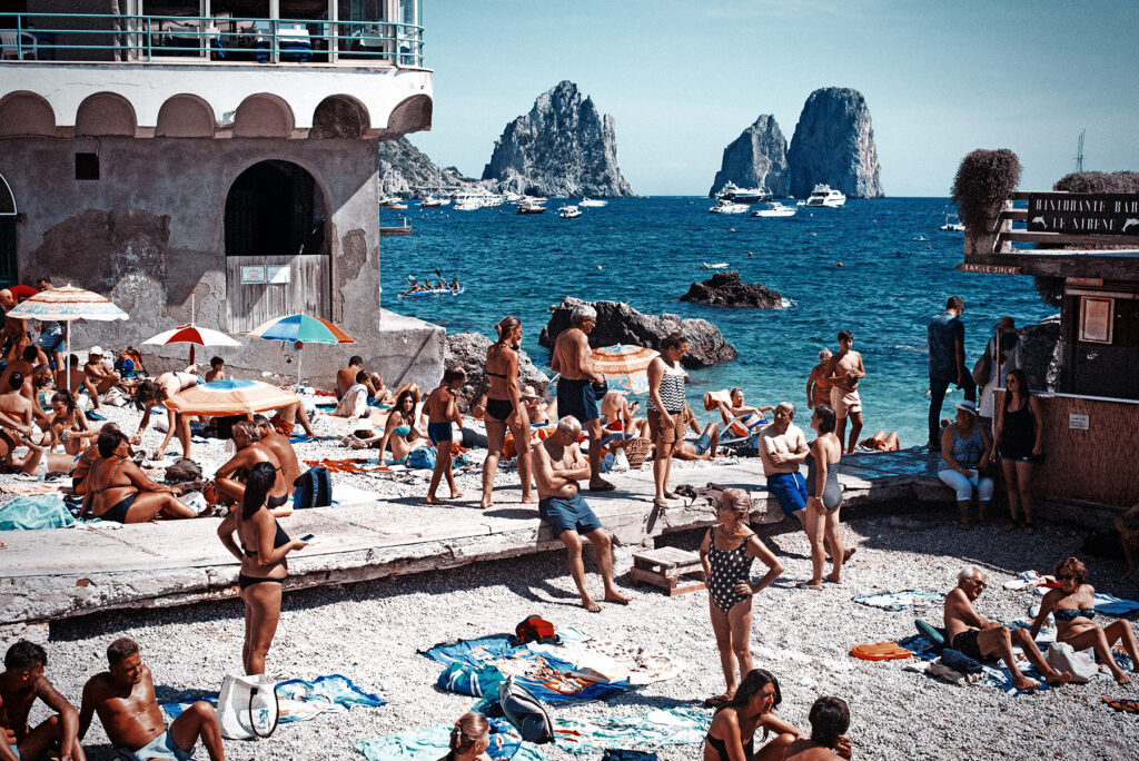 Marina Piccola beach.