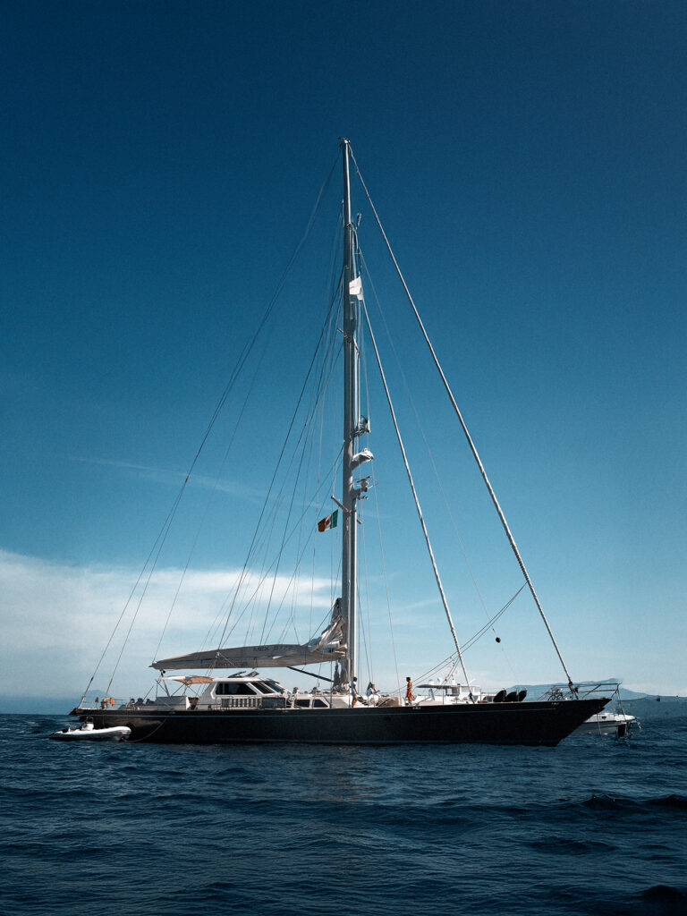 Yacht in Capri.